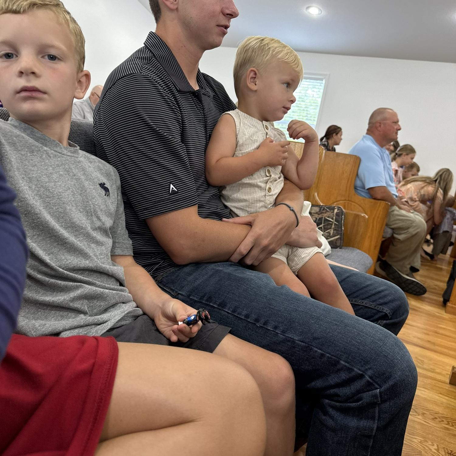 Uncle Brad's boy all the way