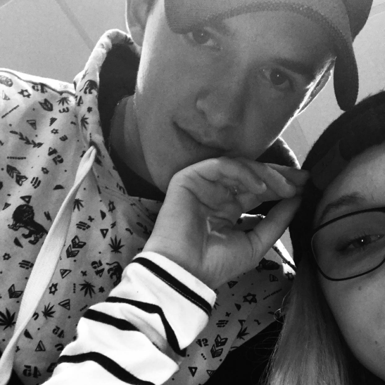 Our first ever photo together in 2019!