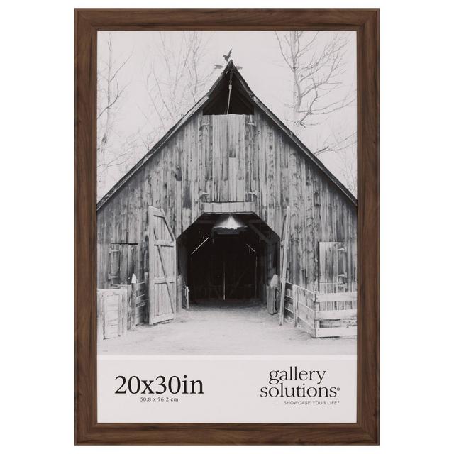 Gallery Solutions 20"x30" Wall Photo Frame Brown
