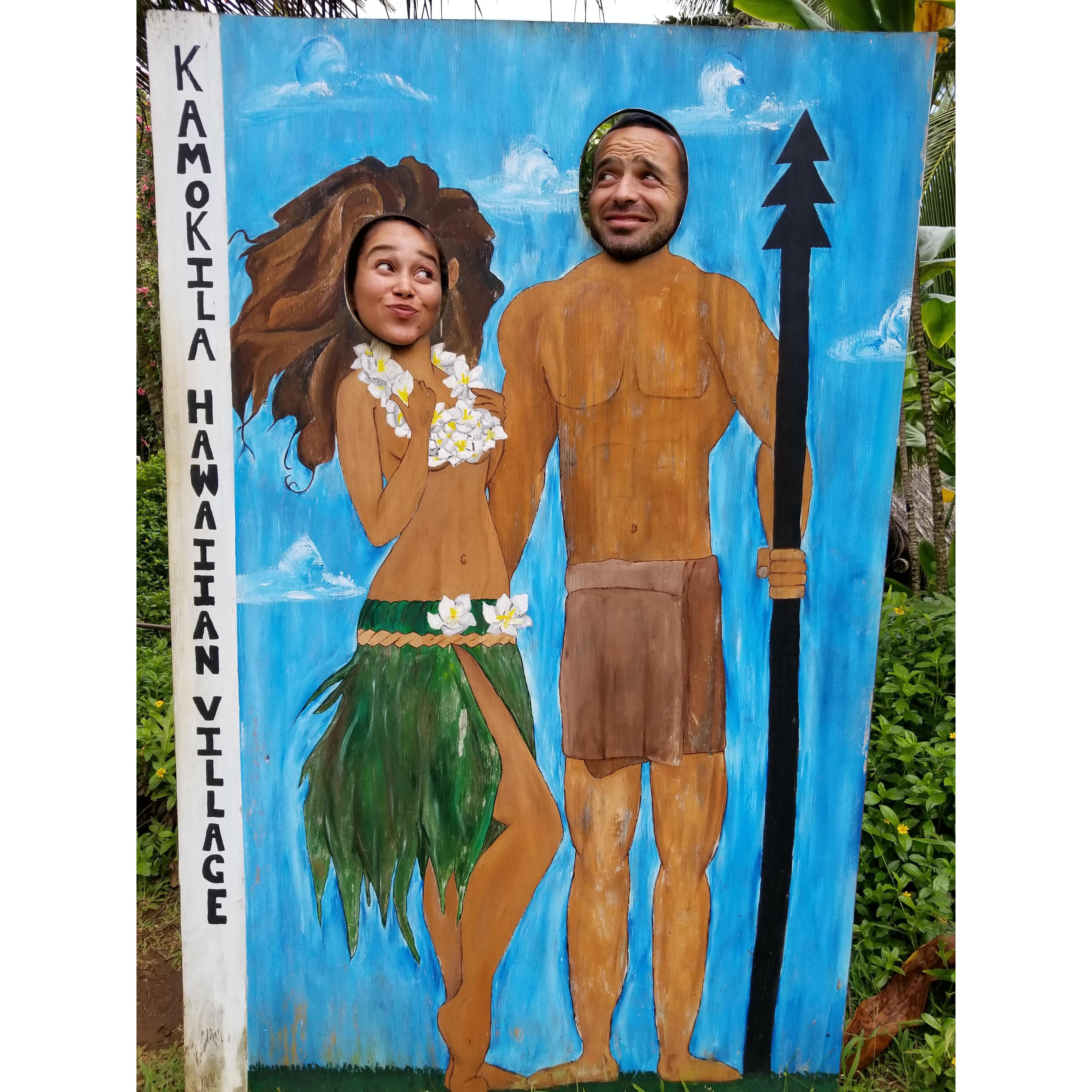 Visited Kamokila Hawaiian Village in Kauai.