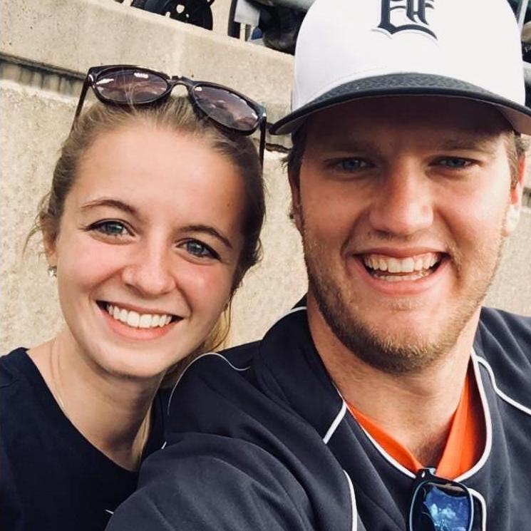 First Tigers game together (same day as the Color Run actually)