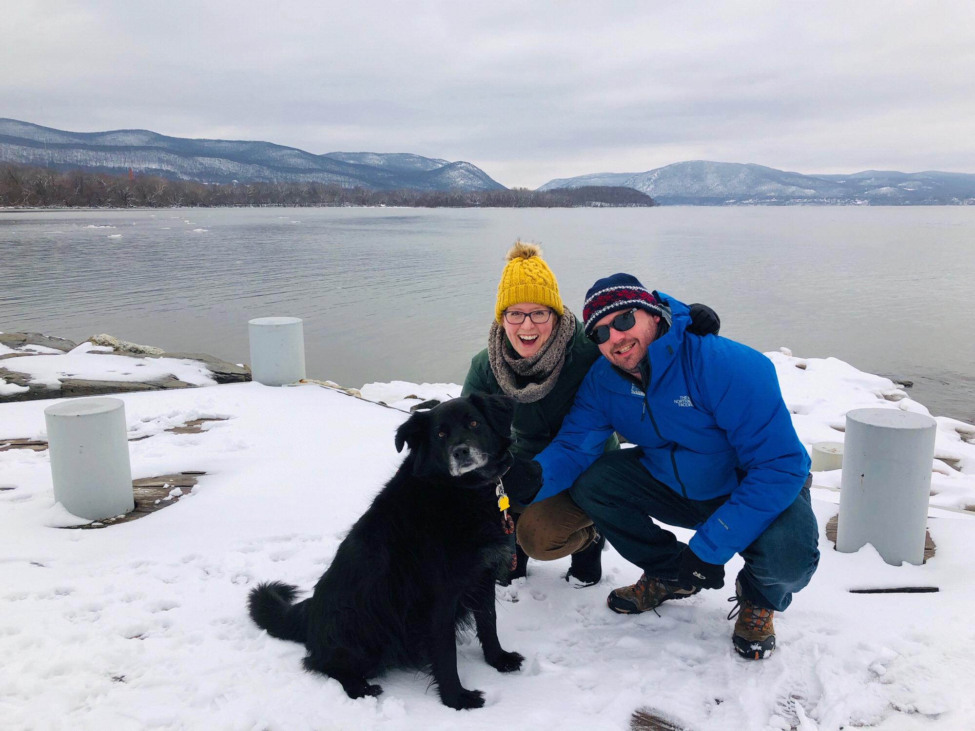 Beacon, New York visit Randy and Ruta Winter 2019