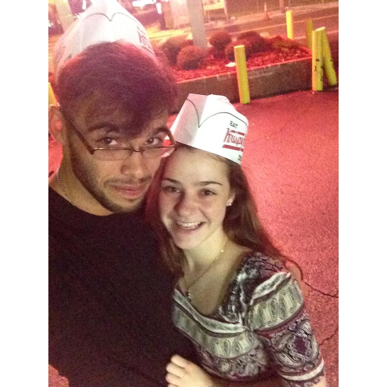 Midnight Donut run for his birthday :D