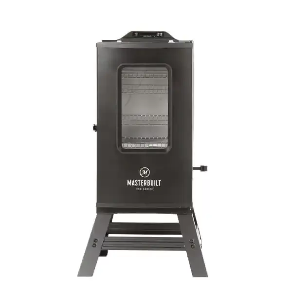30 in. Digital Electric Smoker with Bluetooth and Broiler in Black