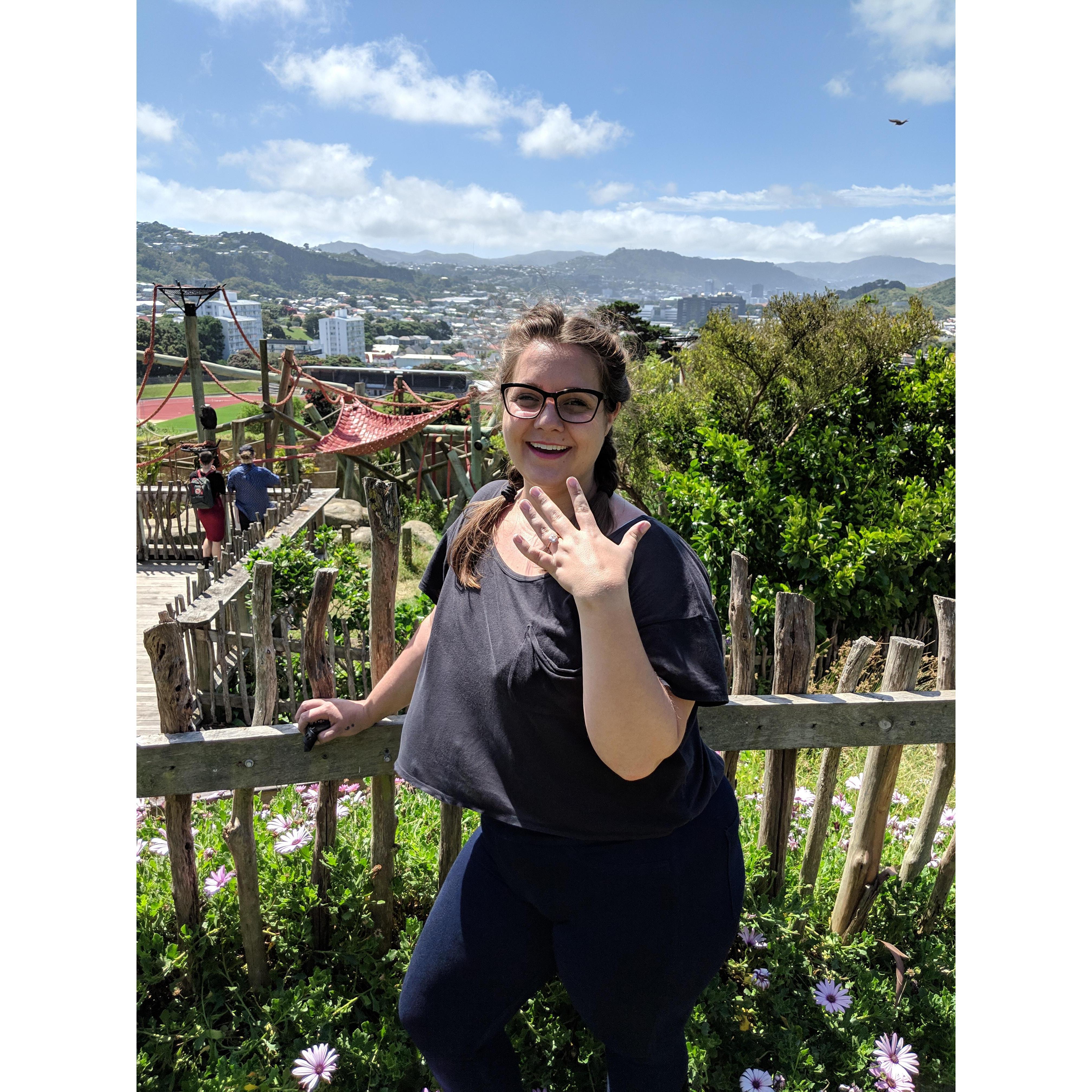 She said yes!