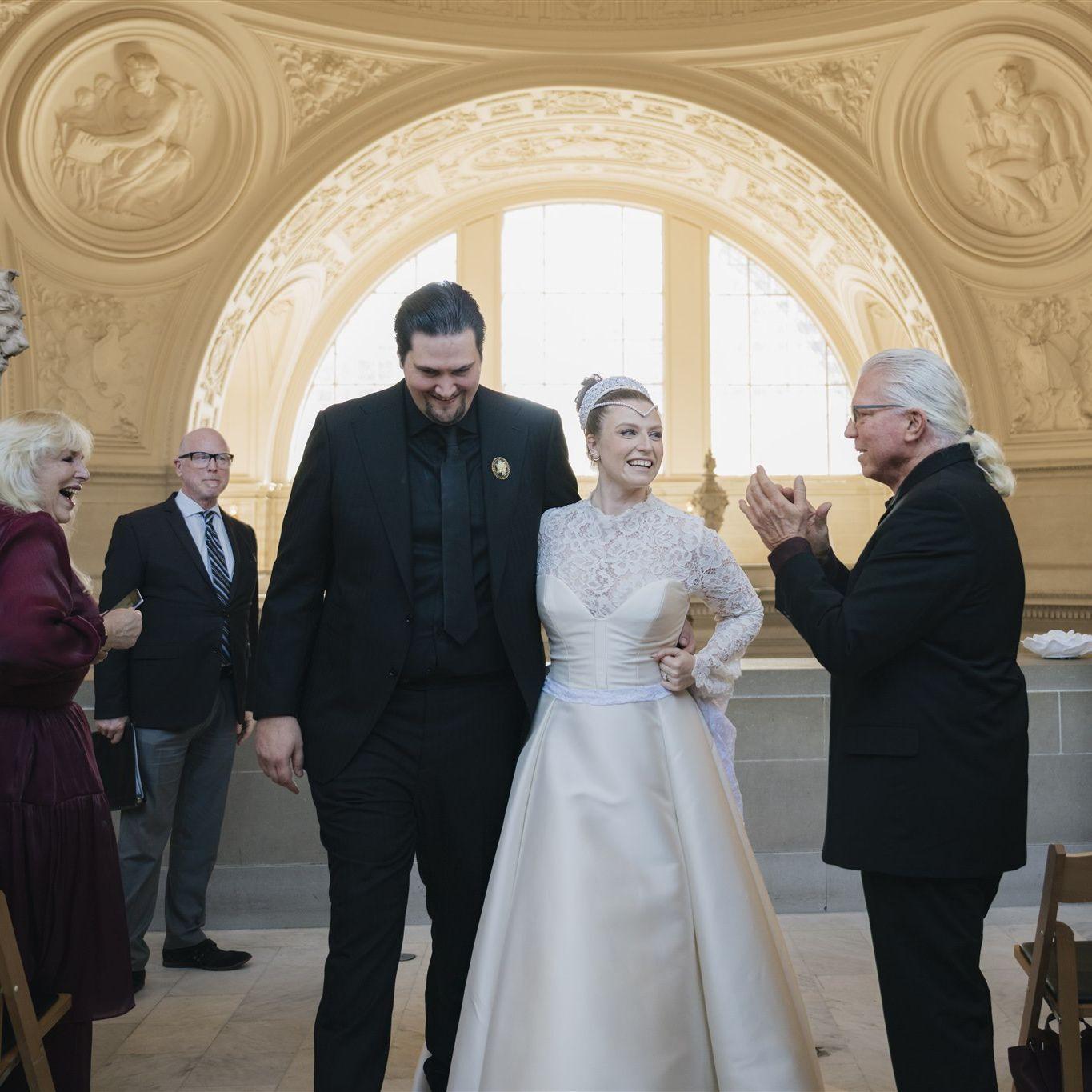 Leaving as Mr. and Mrs.!