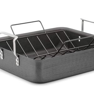Calphalon Classic Hard-Anodized 16-Inch Roasting Pan with Nonstick Rack