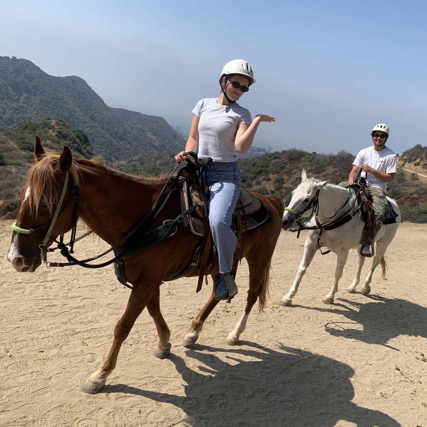 Horse back riding for our 5 year anniversary