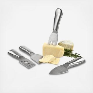 Botero Cheese Knife Set, Set of 4