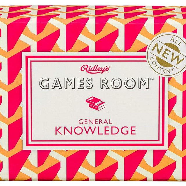 Ridley’s General Knowledge Trivia Card Game – Quiz Game for Kids and Adults – 2+ Players – Includes 140 Unique Questions Cards – Fun Family Game – Makes a Great Gift