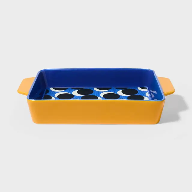 2pc Stoneware Rectangle Baking Dish with Removable Silicone Mat - Tabitha Brown for Target: Cookware Collection