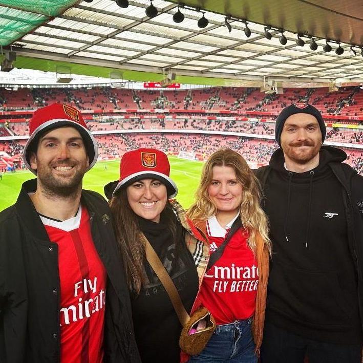 Grant (and Kaila's) first match at the Emirates to see the greatest team, the world has ever seen!