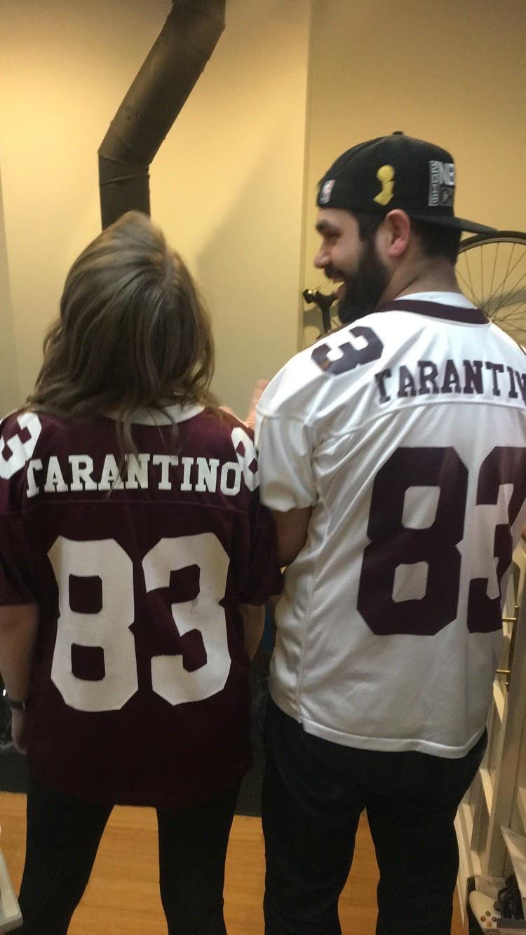Predicting the future a bit- competing as team Tarantino in a beer pong tournament. Boston, April 2017