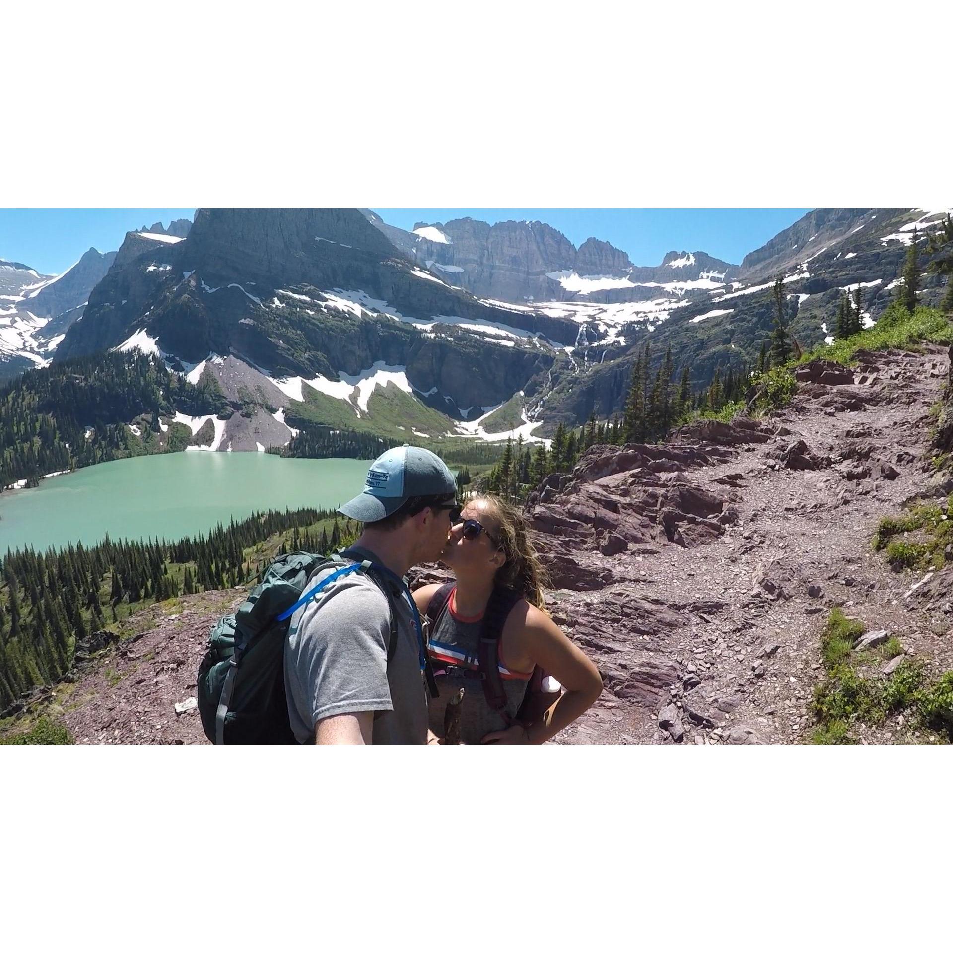 More smoochin' Glacier National Park