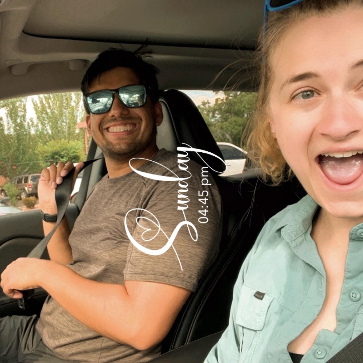 Picnic and swimming in Sedona