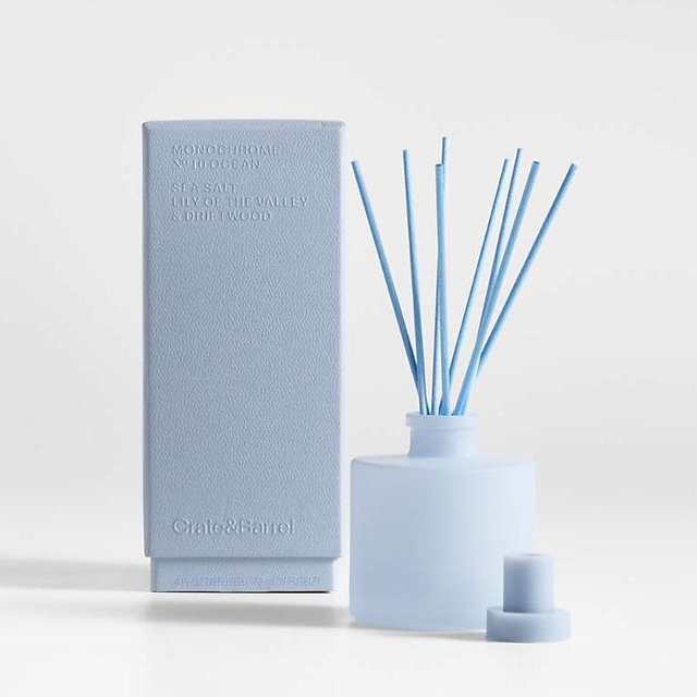 Monochrome No. 10 Ocean Scented Reed Diffuser - Sea Salt, Lily of the Valley and Driftwood