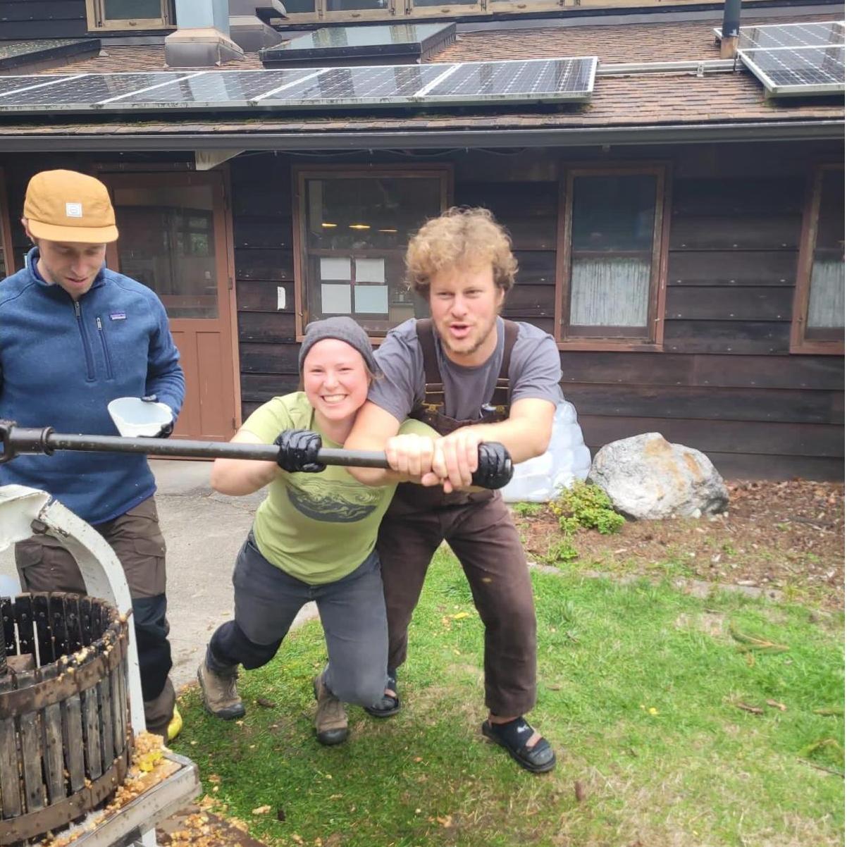 Making Apple Cider at Indralaya in fall of 2023!