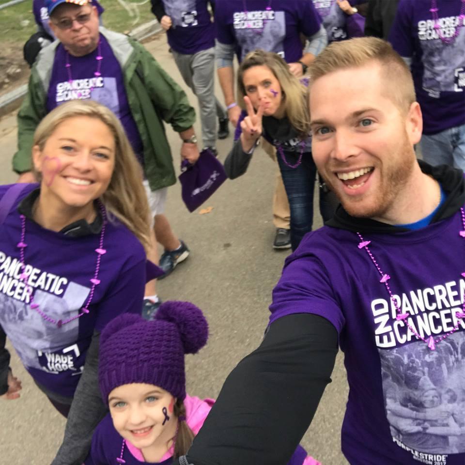 Our first Pancreatic Cancer walk in honor of Mom Kren