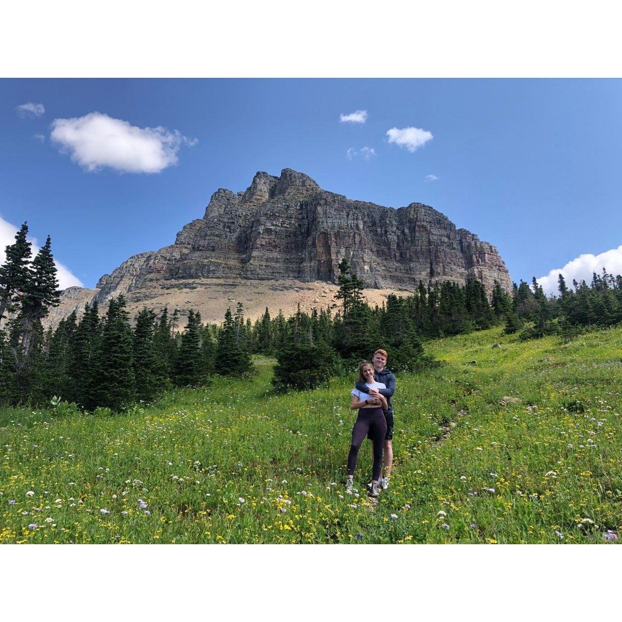 At Glacier National Park in Montana