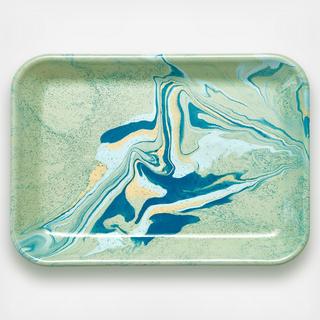 Multi Swirl Rectangular Tray