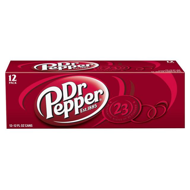 Dr Pepper - 12pk/12 fl oz Cans