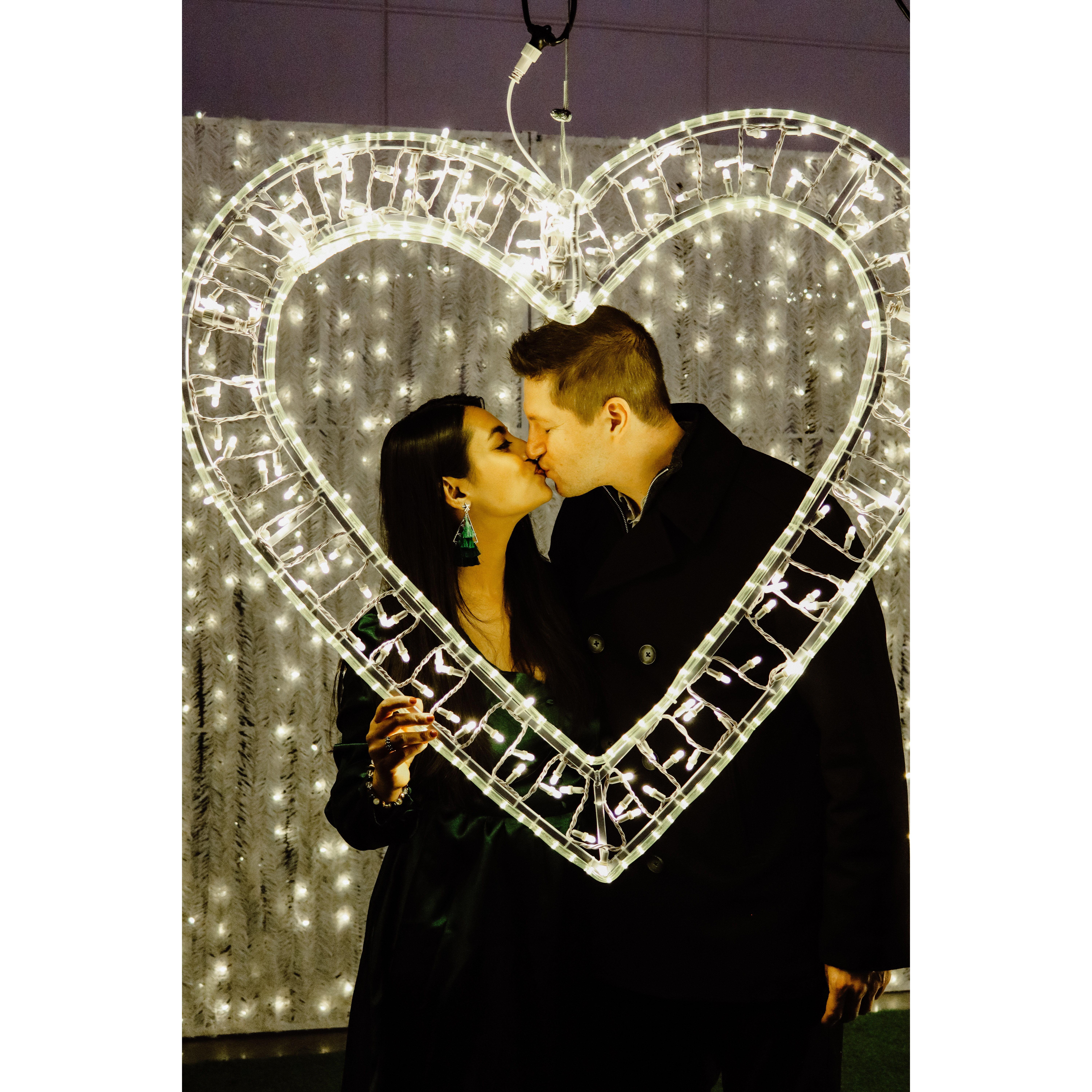 Falling in love underneath the Holiday Lights at Noel Milwaukee - 2021