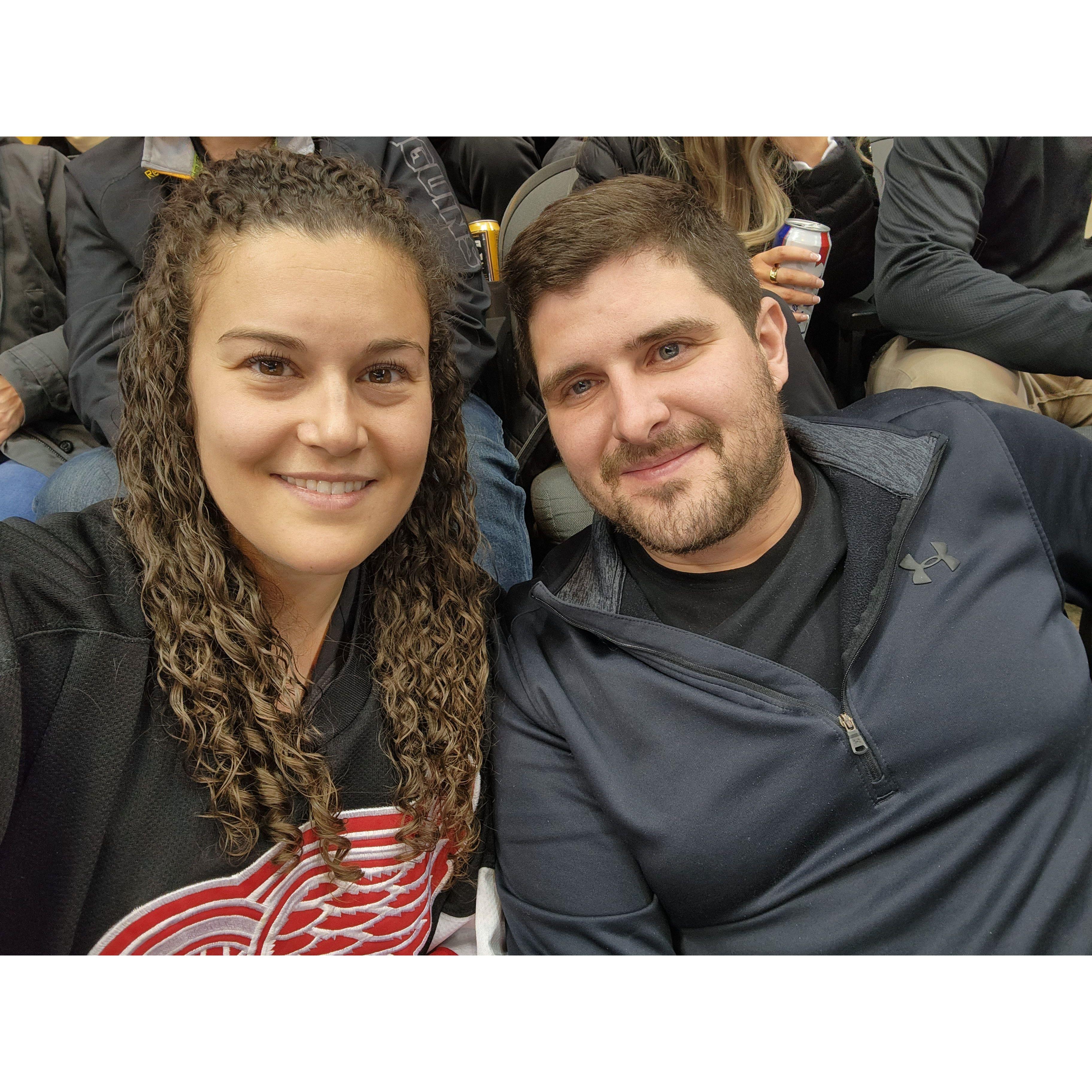 Red Wings vs Penguins - Wings won!!