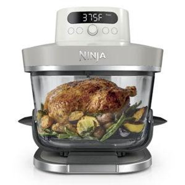 Ninja Crispi® Pro 6-in-1 Glass Countertop Air Fryer, Bone