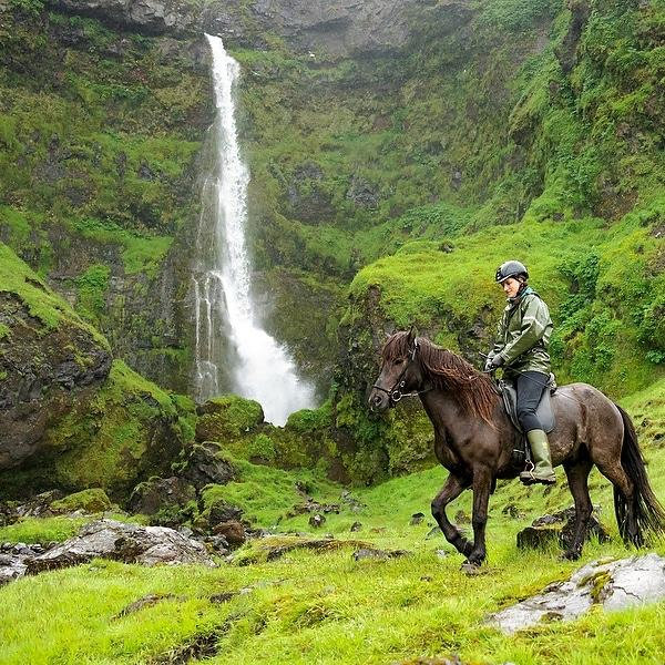 Horseback Riding to Írárfoss Waterfall