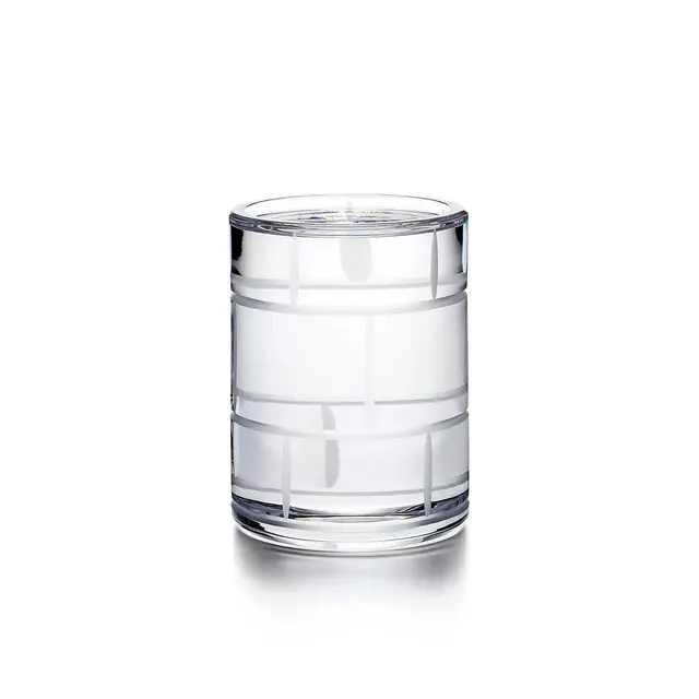 TIFFANY & CO. - Lead Crystal Pillar Candle Holder