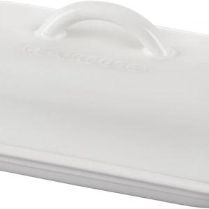 Butter Dish, White