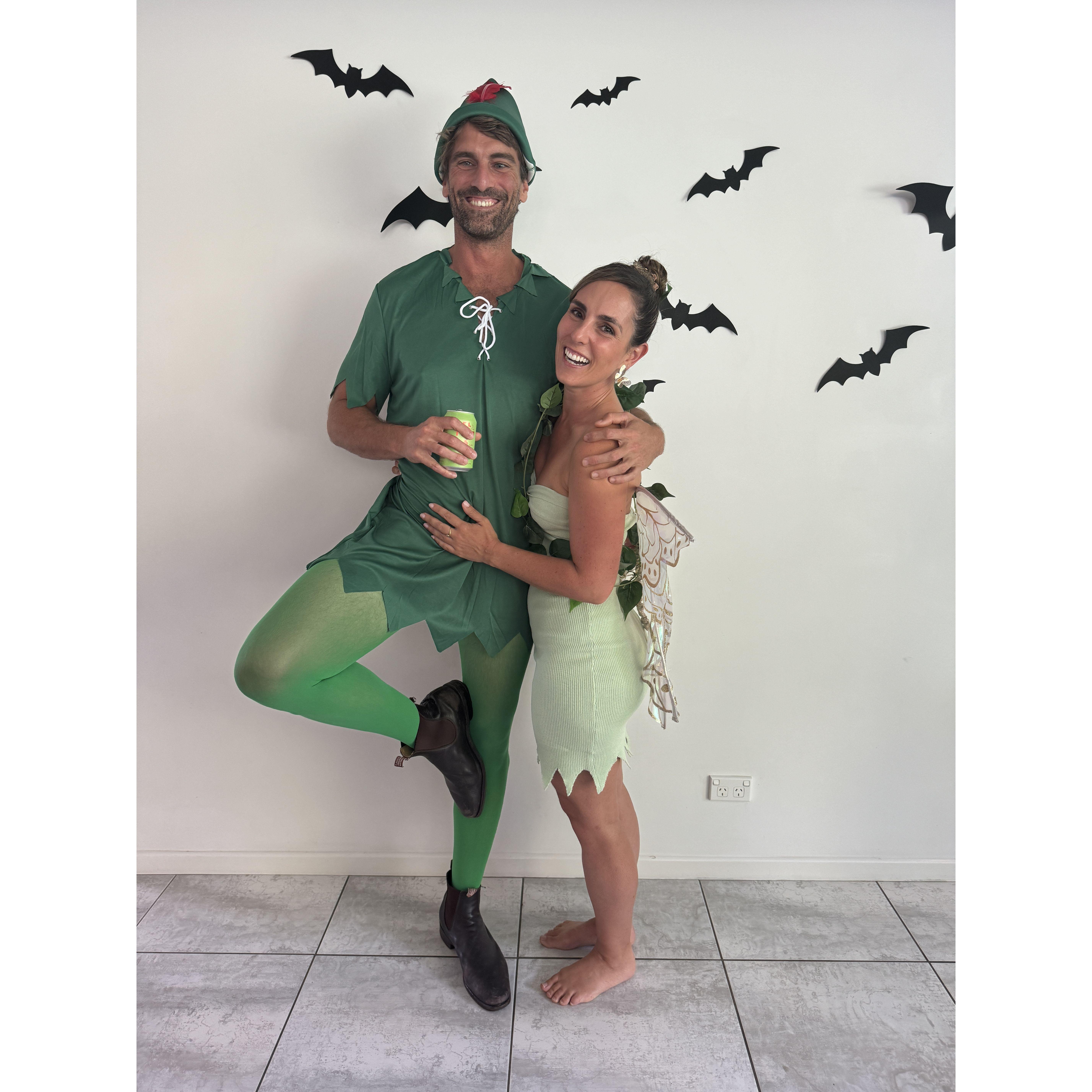 Peter Pan and Tinkerbell :)