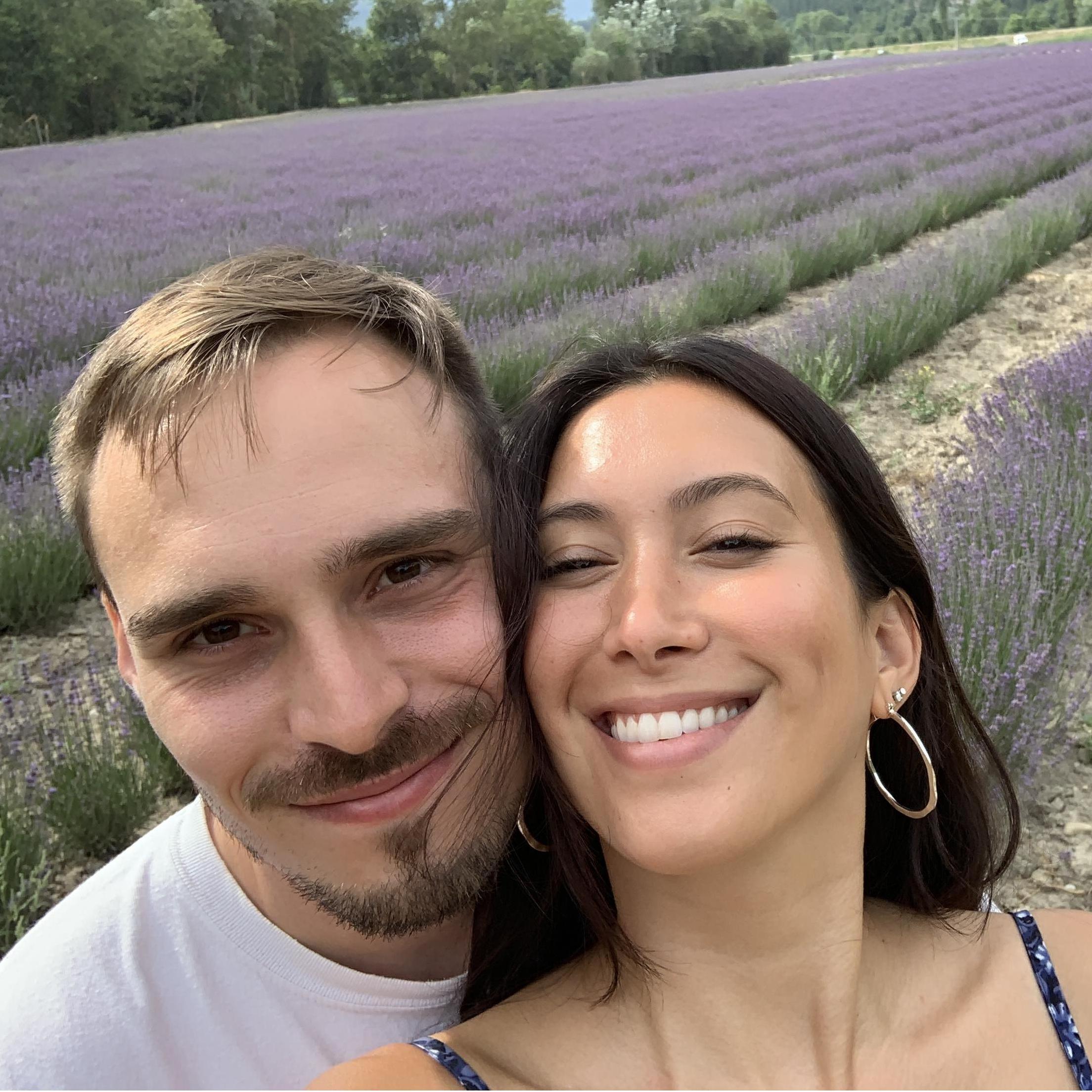 Karina's first lavender fields of Provence. - Les premiers champs de lavande de Karina (Provence)