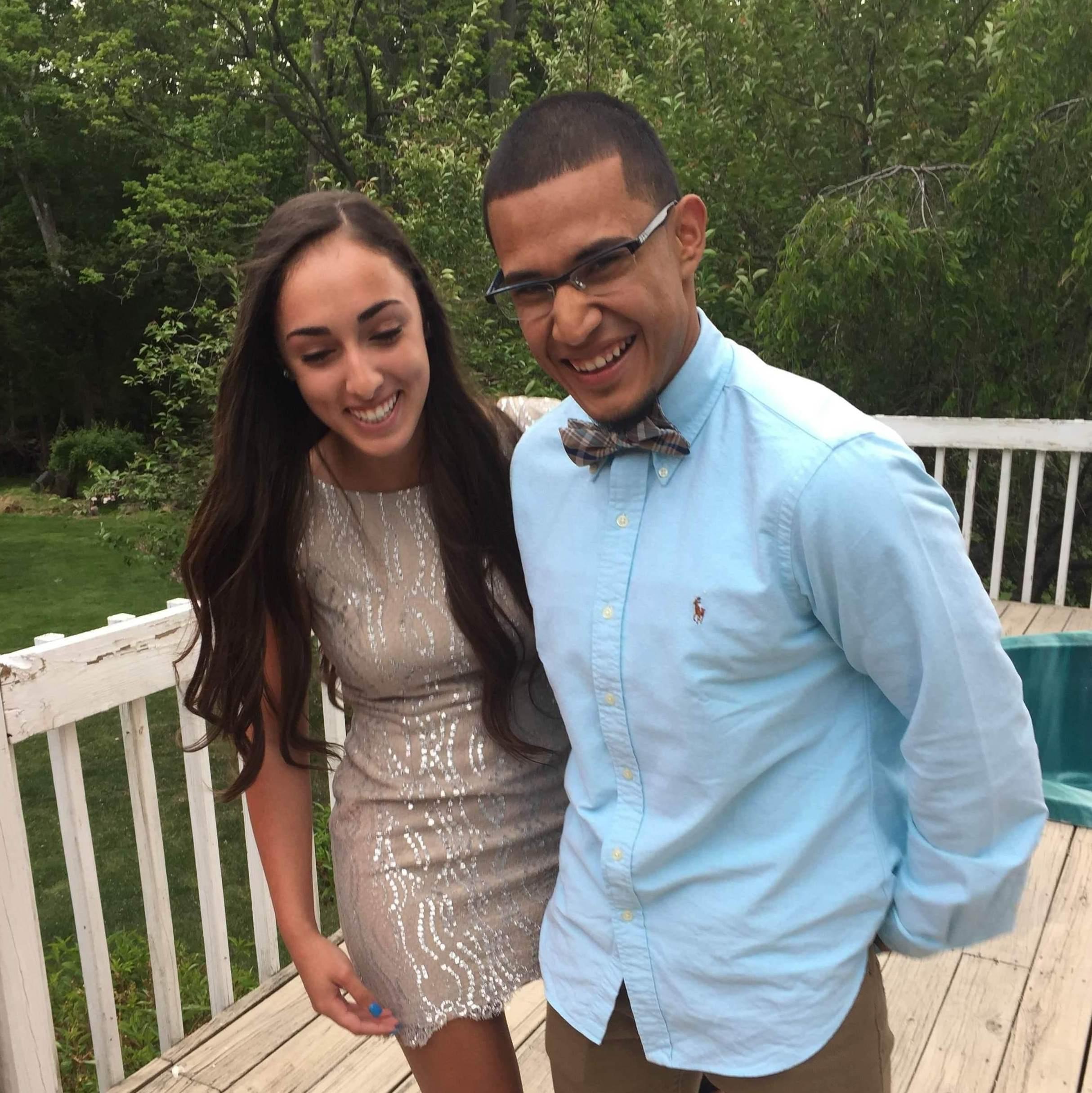 May 2015: Marissa's high school semi-formal (our first school dance together!)