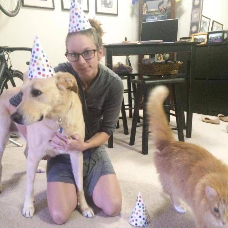 30th Birthday with the fur-babies.