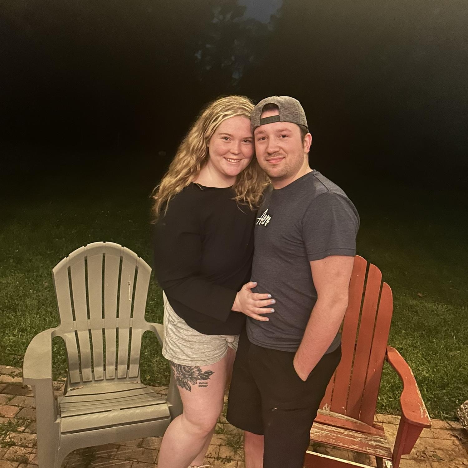 Visiting family in Texas around the fire!