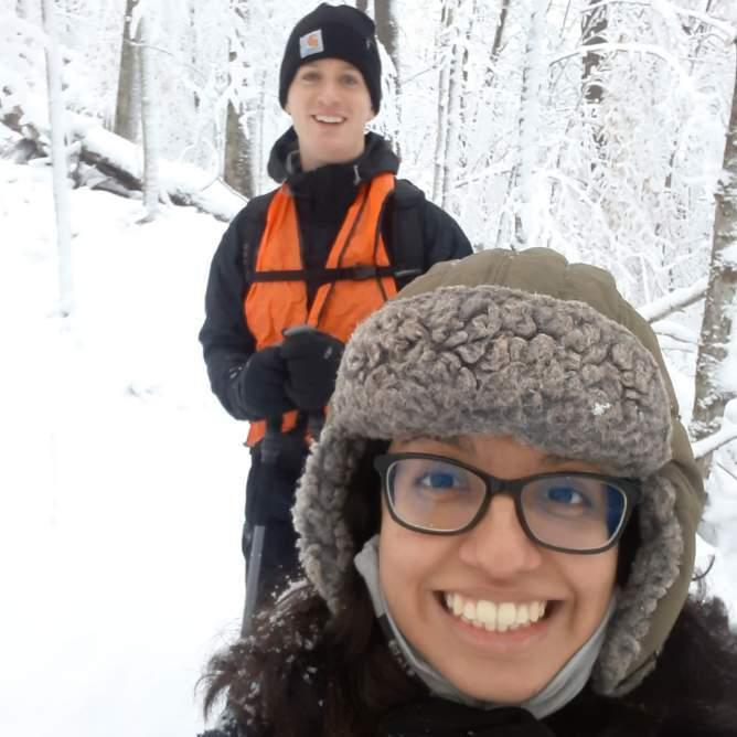 We were all smiles until it got dark and we forgot headlamps