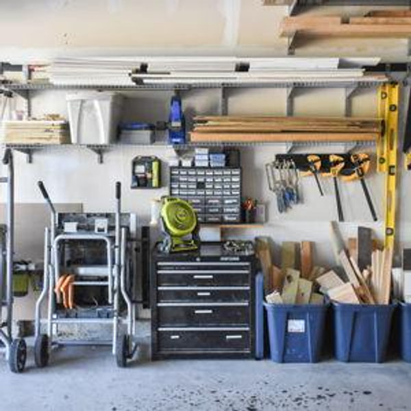 Home Improvement Equipment: cleaning supplies, drills, wrenches etc.
