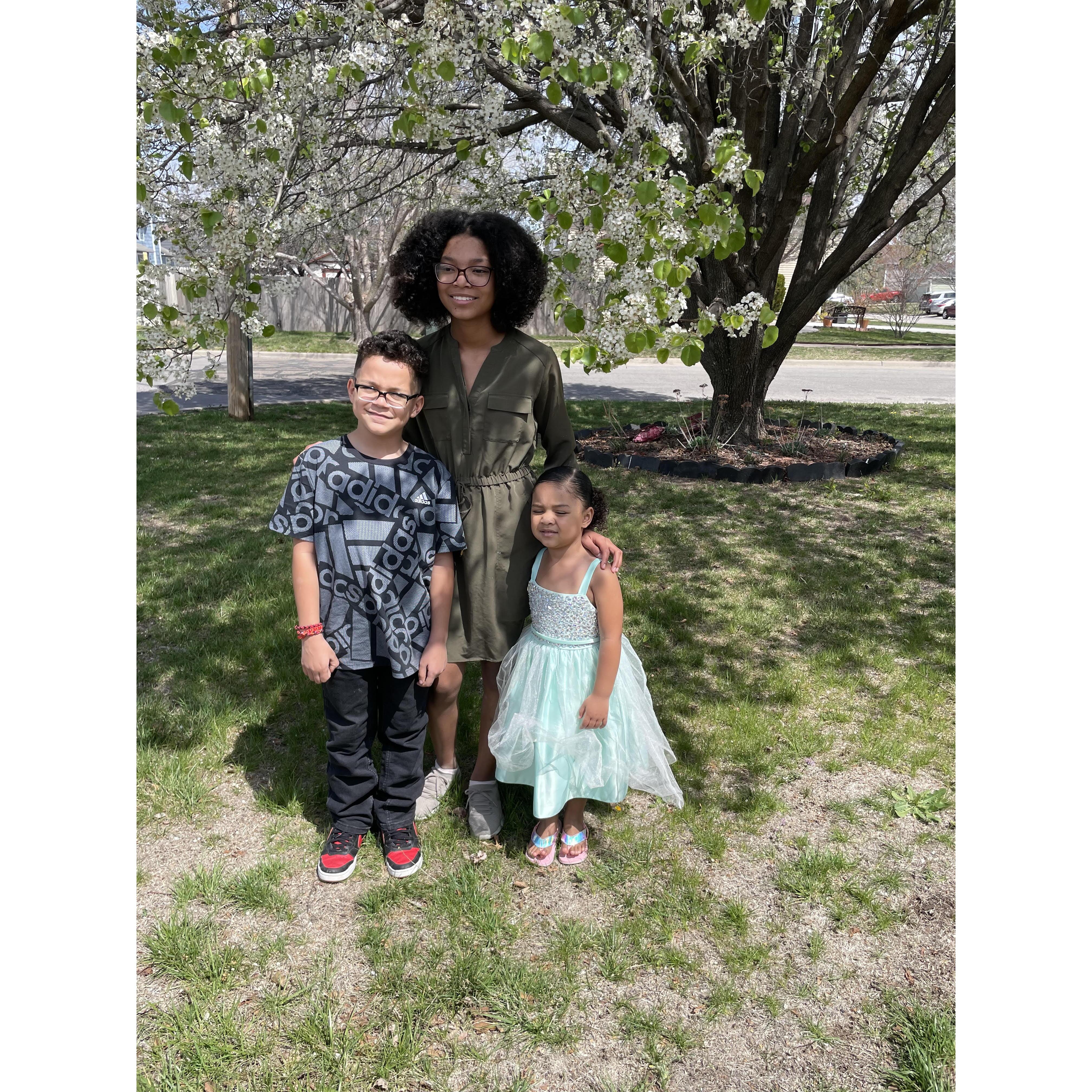 Our children all together in the early years of us dating