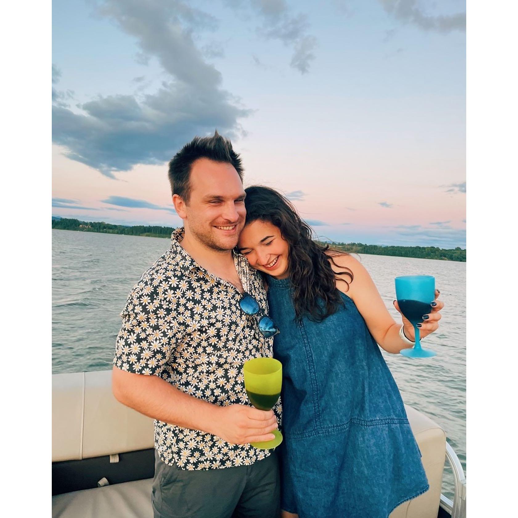 We LOVE summer nights on Lake Champlain!