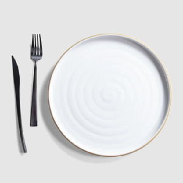 10.5” Square Sided Entree Plate (Toasted | Birch)