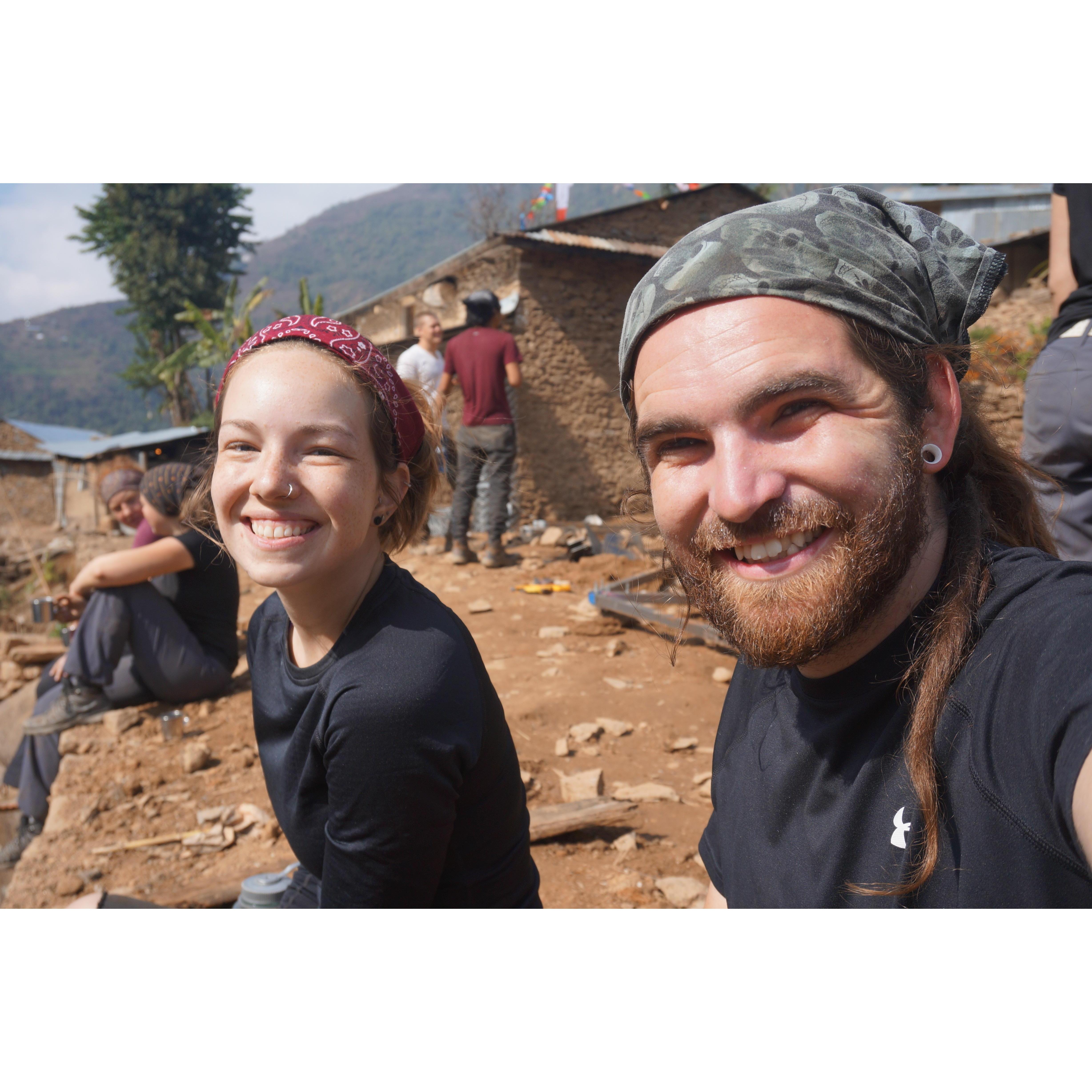 Leading oureach in Nepal. 2016.