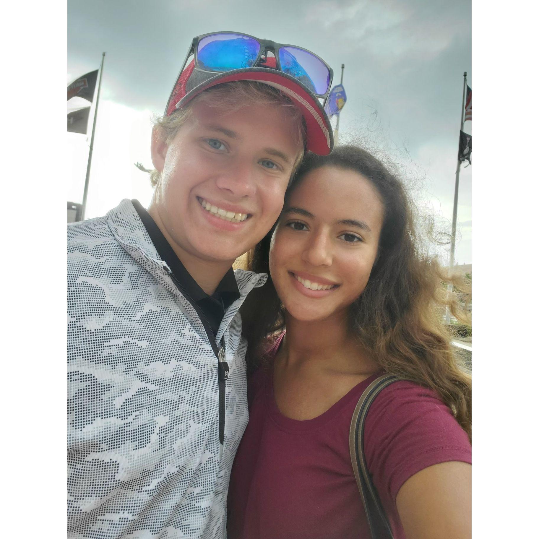 Our first true "date," the Harley Davidson Museum!