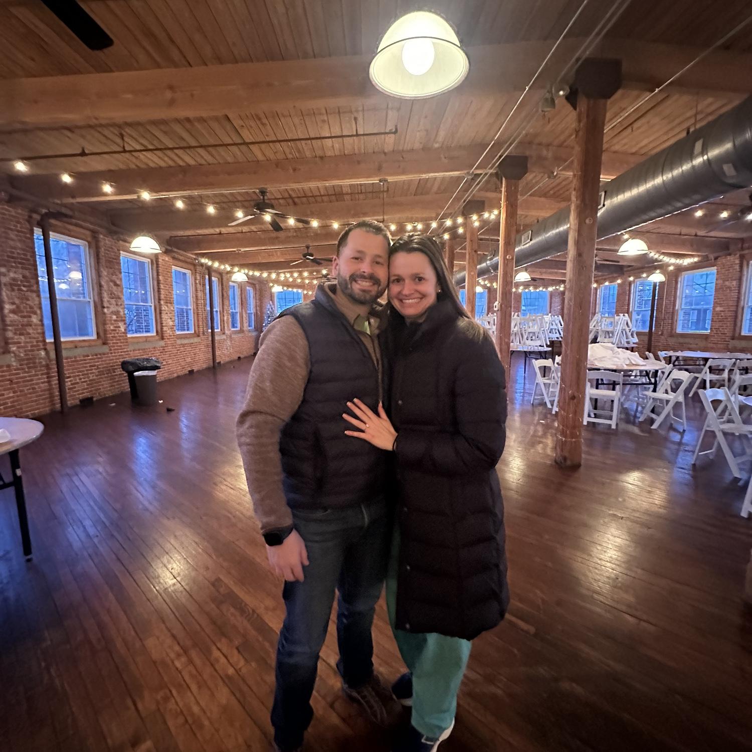 Booking our reception venue for November 2026