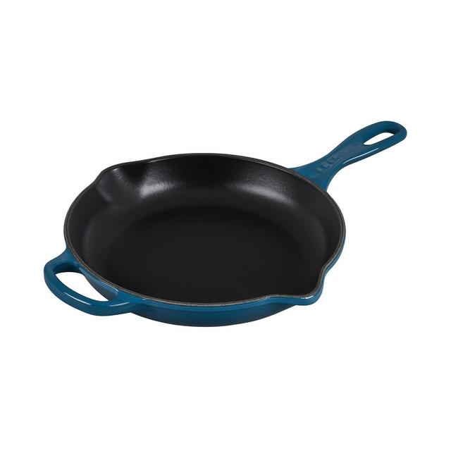 Le Creuset 9" Enameled Cast Iron Skillet with Helper Handle