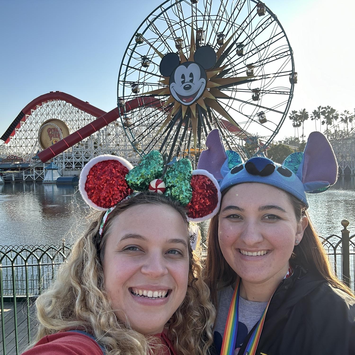 Our first time seeing Disneyland California! The food was better than Orlando!