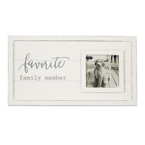 Favorite Family Member Planked Wood Picture Frame