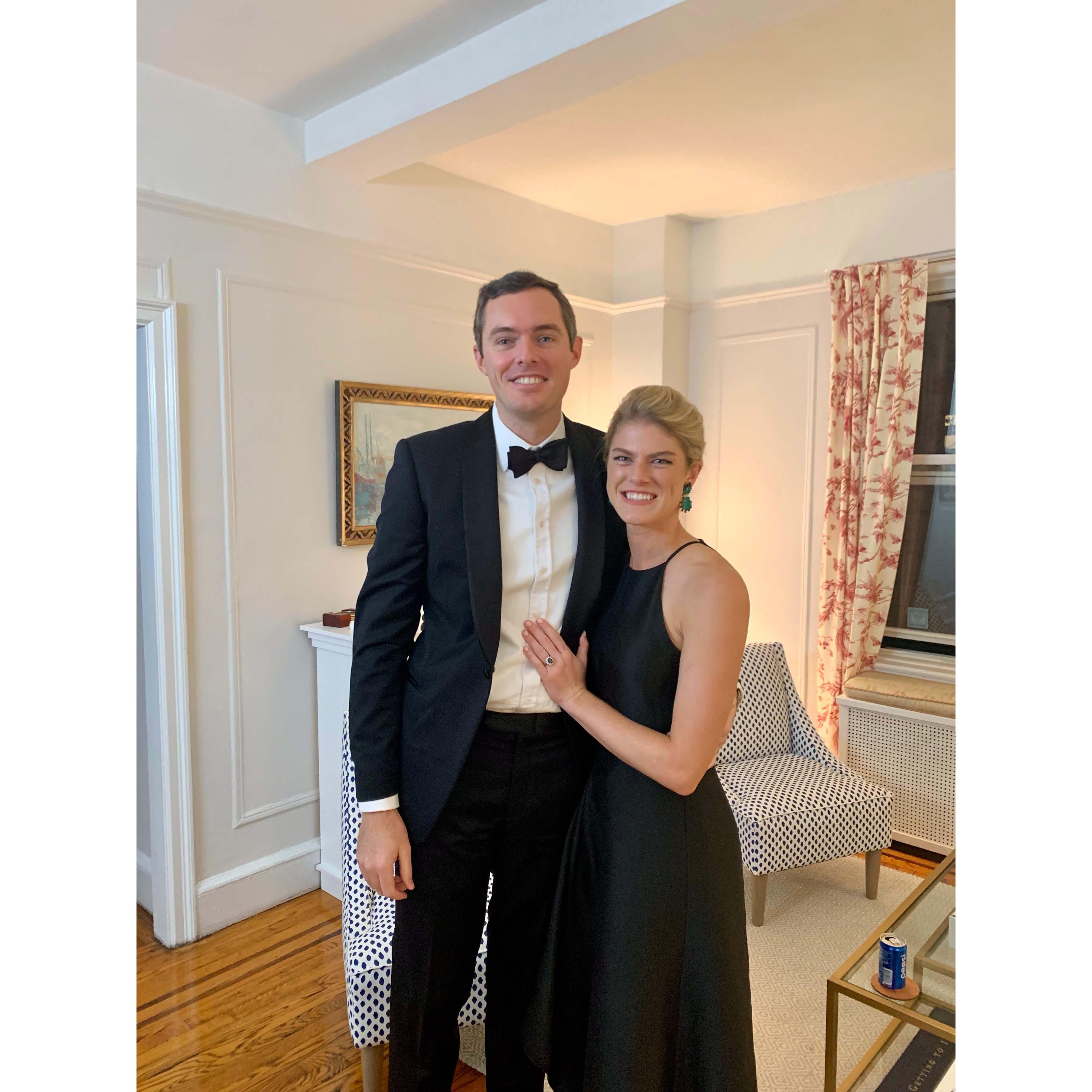 At our apartment before the Racquet Club dinner
Beekman Pl, NYC | November 2021
