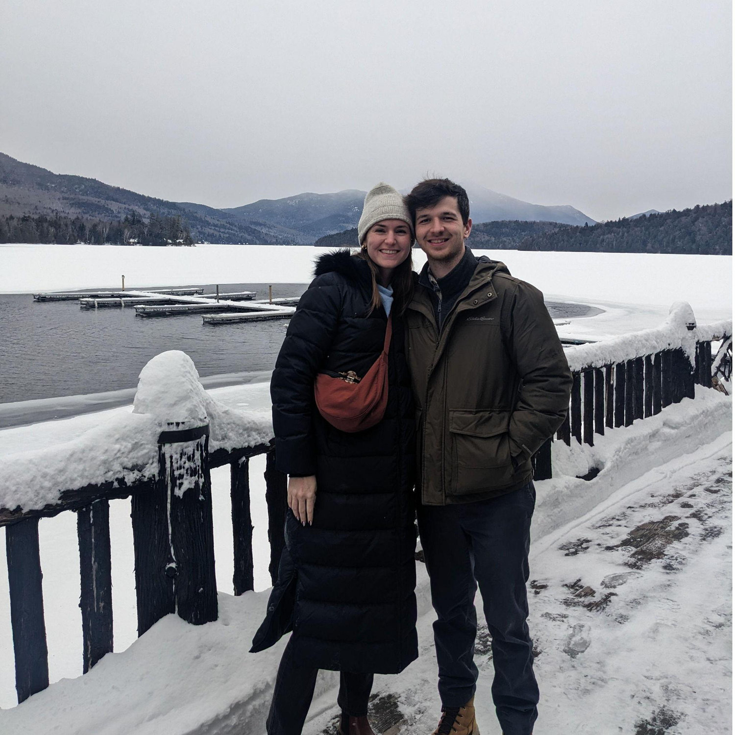 Touring our venue in the ADK winter