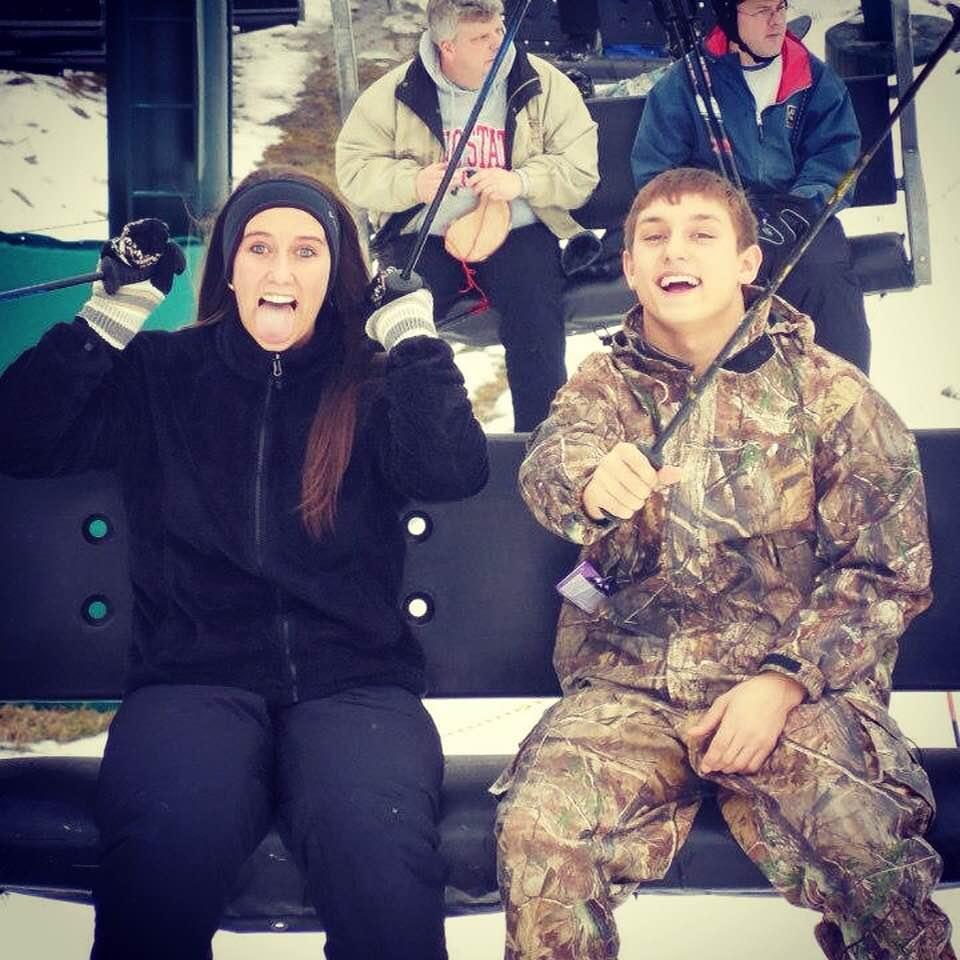 Enjoying a fun day on the slopes at Boston Mills!